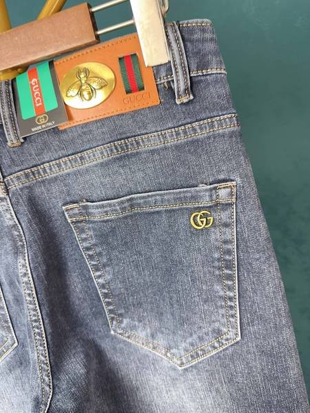 Design Brand G High Quality Men Denim Jeans E808 2024