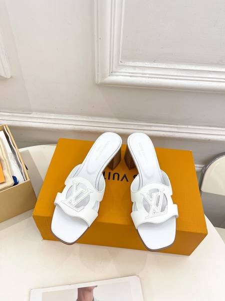 Design Brand L High Quality Women High Heel Sandals Slippers G108 2024