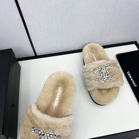 Design Brand C High Quality Women Wool Sandals Winter G108 2024