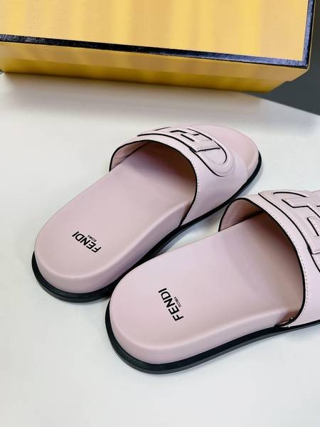 Design Brand F High Quality Women Genuine Leather Slippers G108 2024