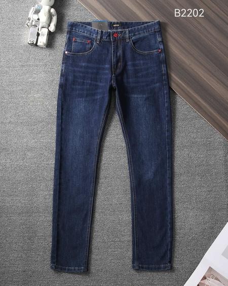 Designer Brand Bo High Quality Men Denim Jeans For Fall and Winter Size 29-42 E808 2024FW