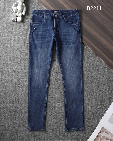 Designer Brand Bo High Quality Men Denim Jeans For Fall and Winter Size 29-42 E808 2024FW