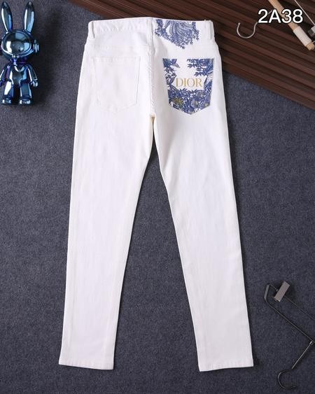 Designer Brand D High Quality Men Jeans White For Fall SIZE 39-40 E808 2024FW