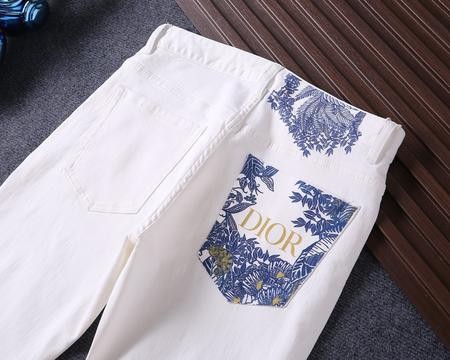 Designer Brand D High Quality Men Jeans White For Fall SIZE 39-40 E808 2024FW