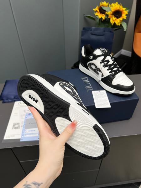 Designer Brand D High Quality Men and Women Sneakers Genuine Leather Insole G108 2024FW