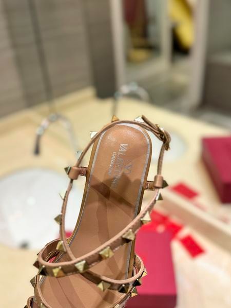 Designer Brand Val High Quality Women Sheepskin Flats Sandals Genuine Leather Insole G108 2024FW