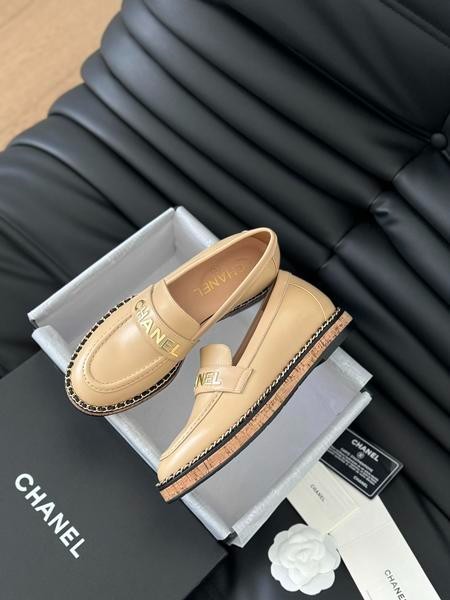 Designer Brand C High Quality Women Leather Loafers Sheepskin Insole G108 2024FW