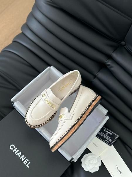 Designer Brand C High Quality Women Leather Loafers Sheepskin Insole G108 2024FW