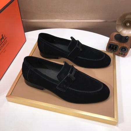 Designer Brand H High Quality Men Loafers Genuine Leather Insole G108 2024FW