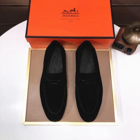 Designer Brand H High Quality Men Loafers Genuine Leather Insole G108 2024FW