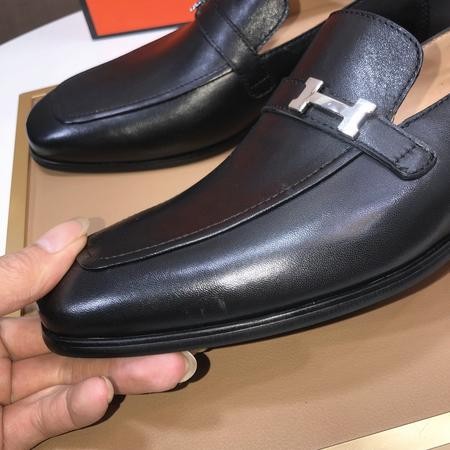 Designer Brand H High Quality Men Loafers Genuine Leather Insole G108 2024FW