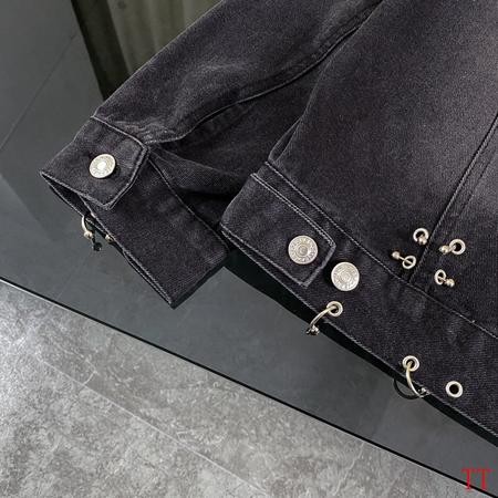 Designer Brand BAL High Quality Men Denim Jackets Length 73-77cm Shoulder 52-56cm Euro Size D1908 2024FW