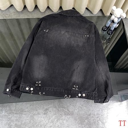 Designer Brand BAL High Quality Men Denim Jackets Length 73-77cm Shoulder 52-56cm Euro Size D1908 2024FW