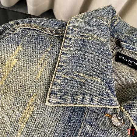 Designer Brand BAL High Quality Men Denim Jackets Length 73-77cm Shoulder 52-56cm Euro Size D1908 2024FW