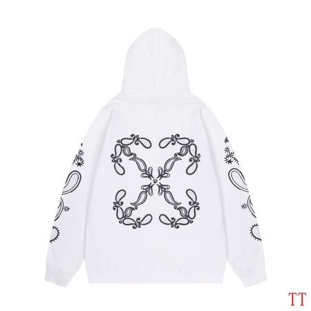 Designer Brand OW High Quality Men and Women Hoodies Euro Size D1908 2024FW