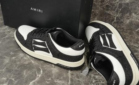 Design Brand AMI Men and Women Sneakers Original Quality Leather G608 2024FW