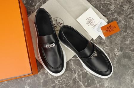 Design Brand H Men Loafers Original Quality Leather G608 2024FW