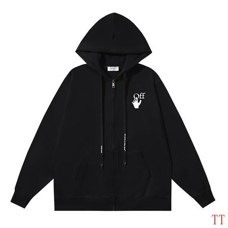 Design Brand OW High Quality Men and Women Hoodies Oversize Euro Size S-XL D1909 2024FW