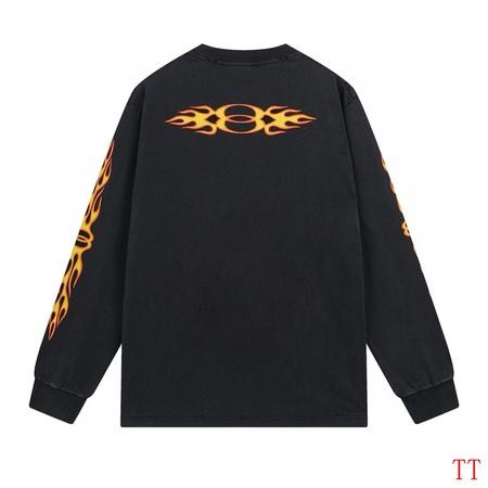 Design Brand Bal High Quality Men Long Sleeves Tshirts Euro Size D1910 2024FW