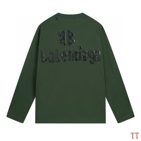 Design Brand Bal High Quality Men Long Sleeves Tshirts Euro Size D1910 2024FW