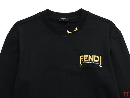 Design Brand F High Quality Men Sweat Shirts Euro Size D1910 2024FW