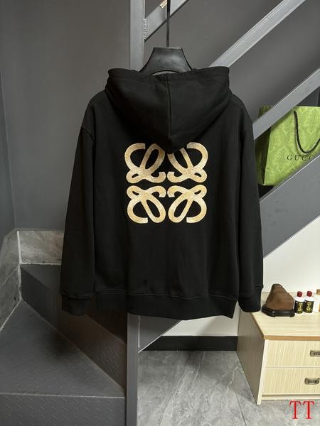 Design Brand LOE High Quality Men Zip Hoodies Euro Size D1910 2024FW