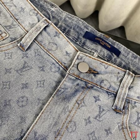 Design Brand L High Quality Men Denim Jeans Length 100-106cm D1910 2024FW