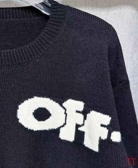 Design Brand OW High Quality Men and Women Sweaters D1910 2024FW