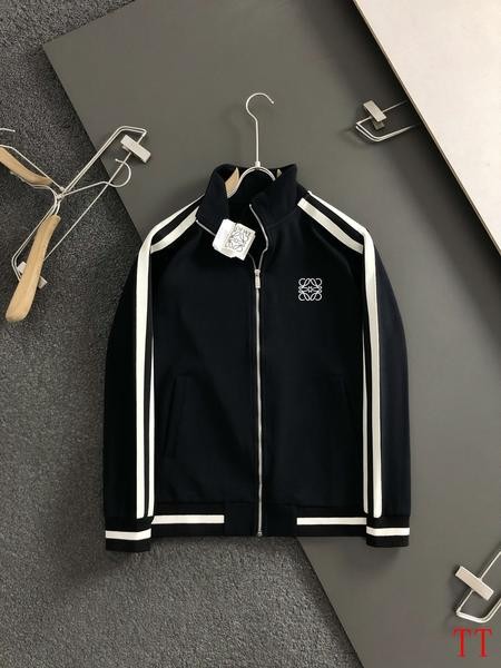 Design Brand LOE High Quality AAAA Men Track Suits of Zip Sweat Shirt and Pants Euro Size D1910 2024FW