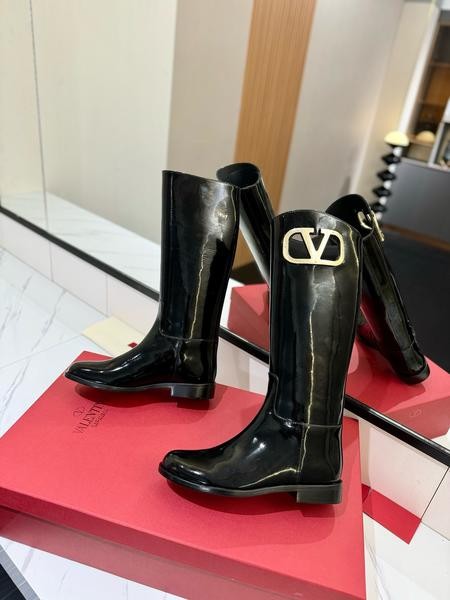 Design Brand Val Original Quality Women Boots Genuine Leather Calfskin Inside 2cm G110 2024FW