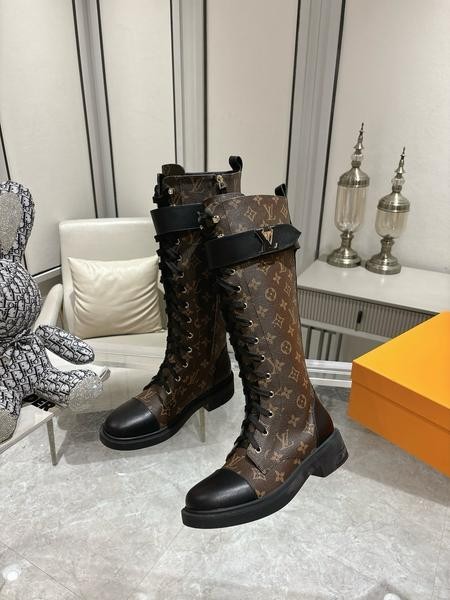 Design Brand L Original Quality Women Boots Genuine Leather Inside CalfskinG110 2024FW