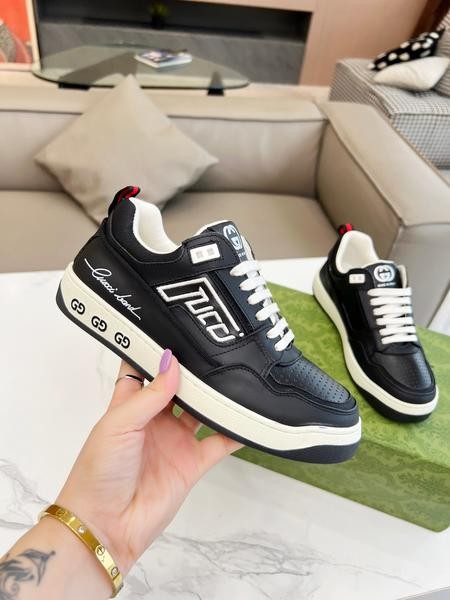 Design Brand G High Quality Men and Women Sneakers Genuine Leather H311 2024FW