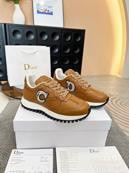 Design Brand D High Quality Men and Women Sneakers Genuine Leather H311 2024FW