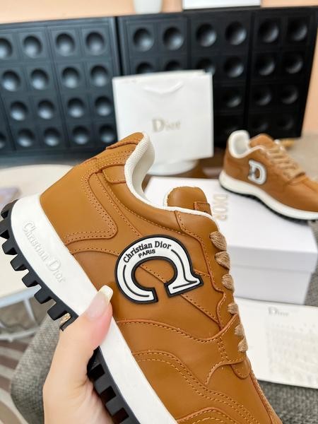 Design Brand D High Quality Men and Women Sneakers Genuine Leather H311 2024FW