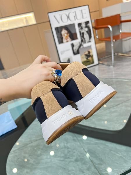 Design Brand P High Quality Men and Women Sneakers Genuine Leather H311 2024FW