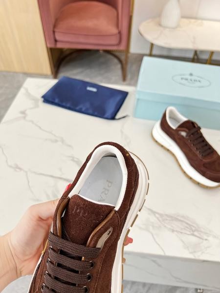 Design Brand P High Quality Men and Women Sneakers Genuine Leather H311 2024FW