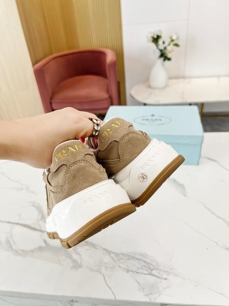 Design Brand P High Quality Men and Women Sneakers Genuine Leather H311 2024FW