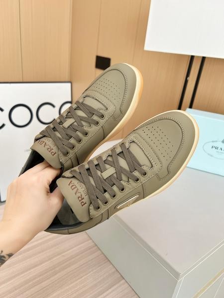 Design Brand P High Quality Men and Women Sneakers Genuine Leather H311 2024FW