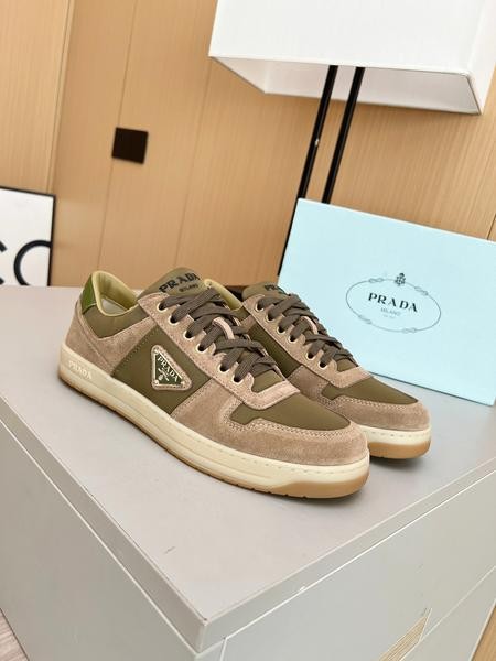 Design Brand P High Quality Men and Women Sneakers Genuine Leather H311 2024FW