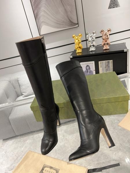 Design Brand G Original Quality Women Boots 10.5CM Height Heels Genuine Leather G111 2024FW