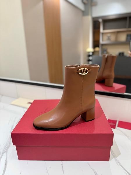 Design Brand Val Original Quality Women Boots Heels 6cm Genuine Leather G111 2024FW