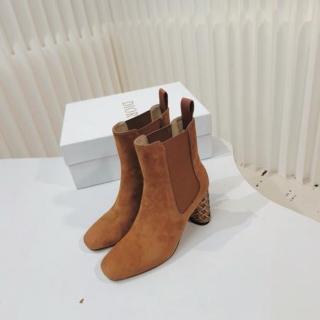 Design Brand D Original Quality Women Boots 8CM Genuine Leather G111 2024FW