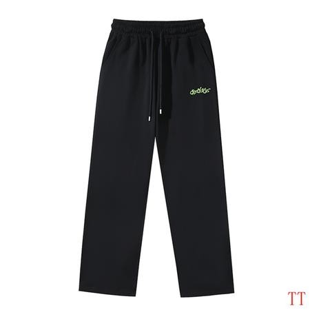 Design Brand OW High Quality Men Sweat Pants Euro Size D1912 2024FW