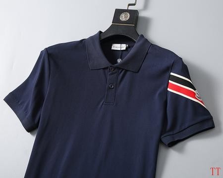 Design Brand Mon High Quality Men Short Sleeves Polo Shirts E801 2025ss