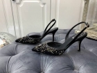 Designer Brand RC Womens Original Quality 7.5cm High Heeled Sandals Sheep Skin inside 2021SS G103