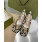 Designer Brand G Womens Original Quality 8cm Chunky Heeled Shoes 2021SS DXS04
