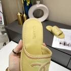 Designer Brand C Womens High Quality Genuine Leather Slippers 2021SS G106