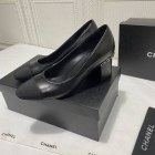 Designer Brand C Womens Original Quality Genuine Leather 6cm Chunky Heeled Shoes 2021SS G106