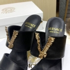 Designer Brand V Womens High Quality Genuine Leather 10cm Heel Slippers 2021SS G106