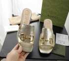 Designer Brand G Womens High Quality Genuine Leather 7cm Chunky Heeled Slippers 2021SS H307